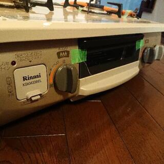 【お取引中】リンナイ グリル付ガステーブル 美品 Siセンサー付  ガスコンロの画像