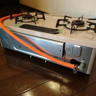 【お取引中】リンナイ グリル付ガステーブル 美品 Siセンサー付  ガスコンロの画像