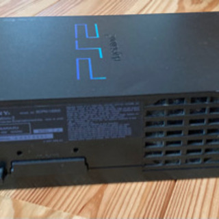 プレステ2 本体 各ケーブル コントローラー2つ メモリーカード フルセットの画像