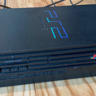プレステ2 本体 各ケーブル コントローラー2つ メモリーカード フルセットの画像