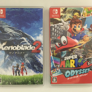 switch ゲームソフト　ゼノブレイド2 スーパーマリオオデッセイ