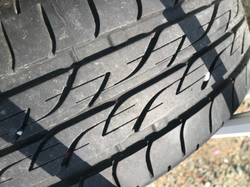ミラジーノ　純正ホイール タイヤ付き　2本　中古　165 55 14 ブリヂストン　