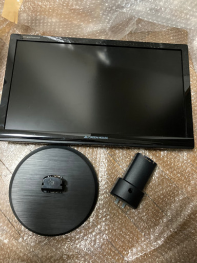 予定者あり　グリーンハウス モニター ディスプレイ 19.5インチ / スピーカー内蔵 GH-LCW20A-BK