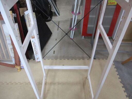 高さ185cm 多目的収納棚 目隠しカーテン付き 木製 マルチラック 家具 札幌市東区 新道東店