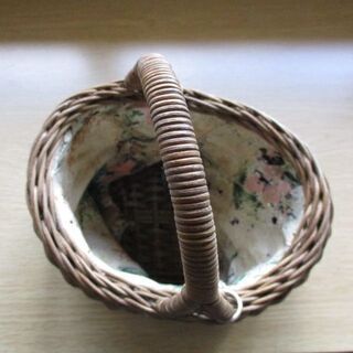 手提げカゴ 小型の画像