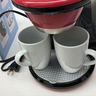 未使用　和平フレイズ メリート 2カップコーヒーメーカー クチュール MM-9112の画像