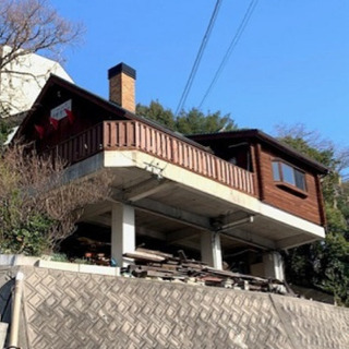 お洒落なログハウス♫カフェやパン屋さんなどに最適♫珍しい希少テナントです♫の画像