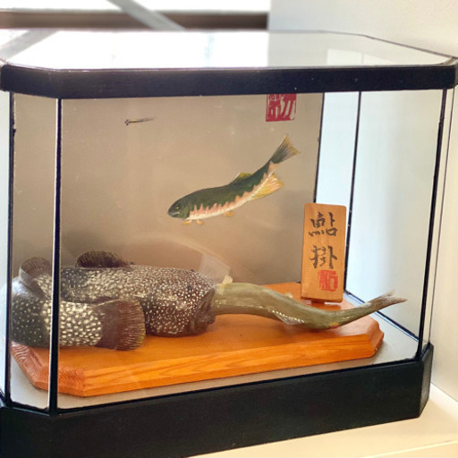 魚の置物/鮎掛