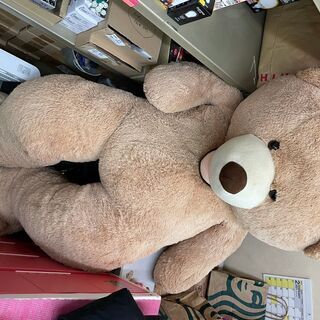 中古品 超特大サイズ くまのぬいぐるみ クマさん 熊 ビッグサイ...