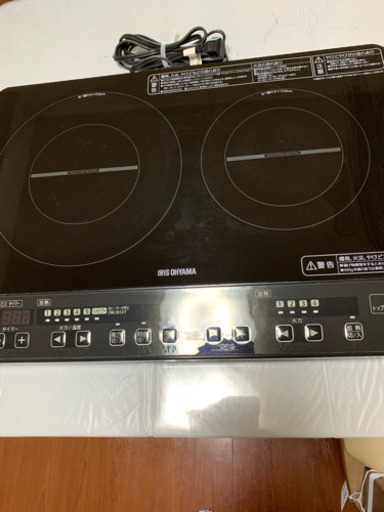 アイリスオーヤマ  2口IHコンロ