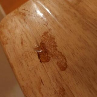 2/21 港区芝まで取りに来られる方　折り畳み木製机の画像