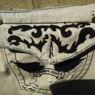 ROBINS JEANホワイト　メンズ３６の画像