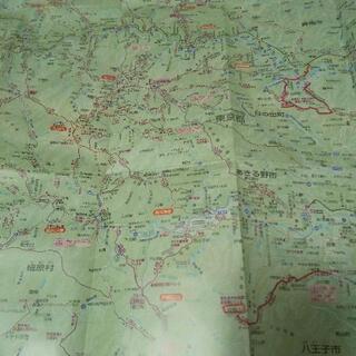 【中古】山と高原地図 奥多摩2013 丹沢2015の画像