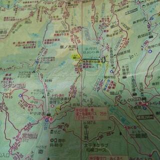 【中古】山と高原地図 奥多摩2013 丹沢2015の画像