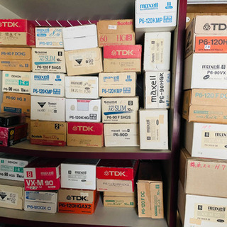 開封済 8mm ビデオテープ   一箱 100円