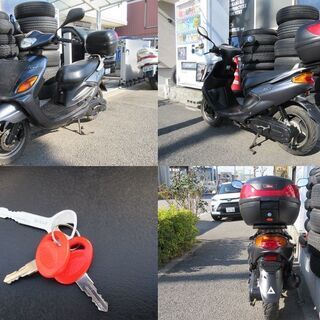 埼玉川口発！ヤマハ　グランドアクシス100　ガンメタ　自賠責残有　低走行の画像