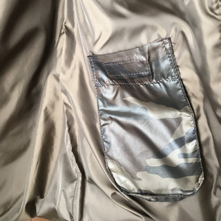 ダウンベスト　ラム革　wood land club by Ｊ.press