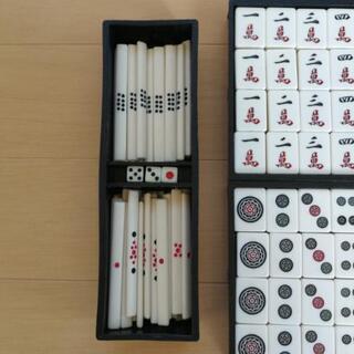 中古　麻雀牌セット　マージャンパイの画像