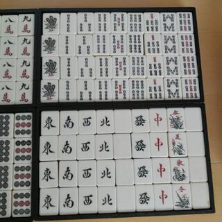 中古　麻雀牌セット　マージャンパイの画像