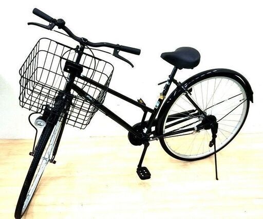 自転車 ライト付き サイクルベースあさひ ブラック  通勤　通学　お買い物用に！