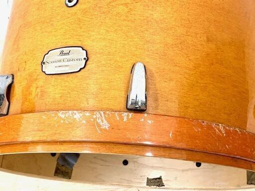 パール楽器　ドラムセット　Pearl session castom オールメープルシェル　セット　楽器　器材