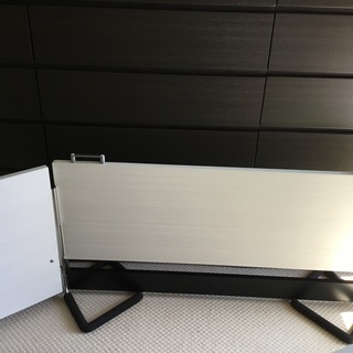 自立式 ベビーガード 120cm サイドストップ固定タイプ付き パネルナ