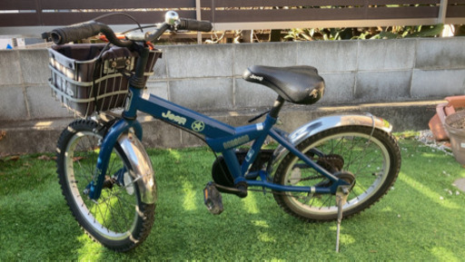 子ども用自転車 jeep 18インチ 青色