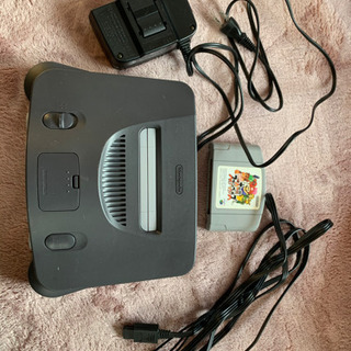 任天堂64本体とコントローラー＋ソフト