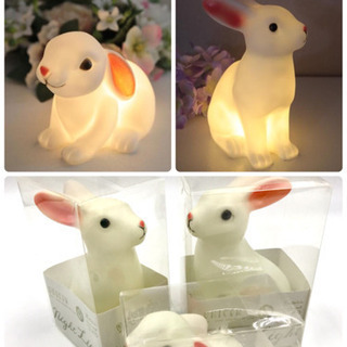 最終値下【新品】ナイトライトうさぎ3匹セット