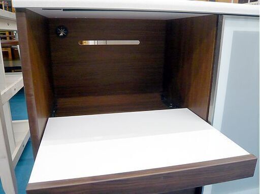 〇 札幌【美品】キッチンカウンター 幅120㎝ ニトリ カウンターリーフ ミドルレンジボード キッチン収納 食器棚 本郷通店
