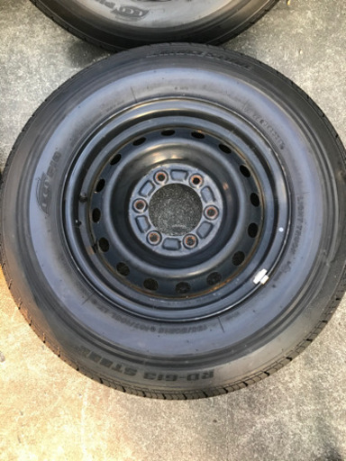 ハイエース　ブリジストン　純正タイヤ&ホイール4本セット