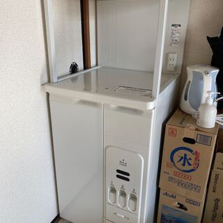 キッチン収納庫・レンジ台（米びつ付き）