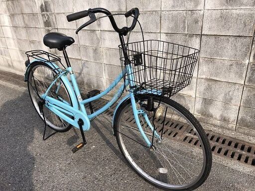【格安中古】 軽快車  26インチ  ライト&ロック付き