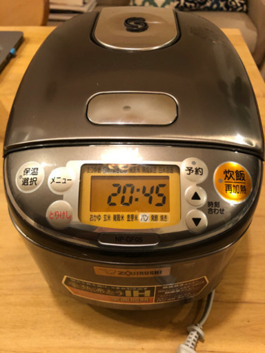 象印（ZOJIRUSHI) IH炊飯器 0.54ℓ NP-GF05