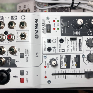 【決まりました】ヤマハAG03 オーディオインターフェースの画像