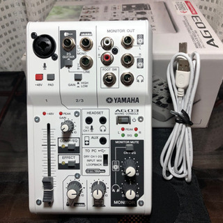 【決まりました】ヤマハAG03 オーディオインターフェースの画像