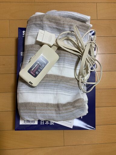 Sugiyama 電気敷き毛布 日本製 洗える ダニ退治 140×80cm NA-023S 冬物 暖かグッズ 日本製 MADE IN JAPAN