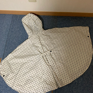 コムサイズム　レインポンチョ　レインコート　未使用品　100〜110cmの画像