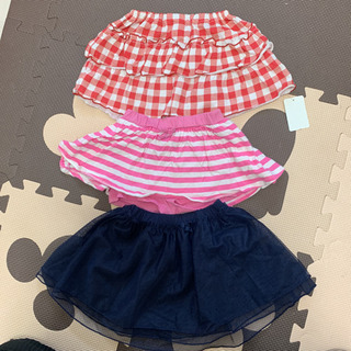 ニシキ女の子 スカート　新品1点　 ユーズド2点ユニクロ
