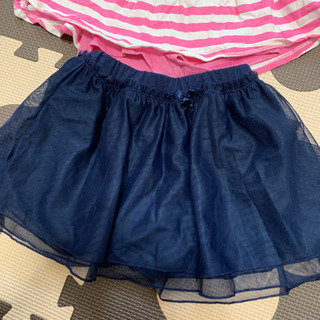 ニシキ女の子 スカート　新品1点　 ユーズド2点ユニクロの画像