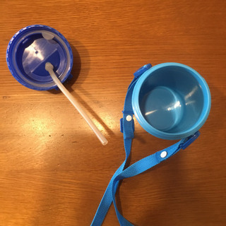 水筒　ミキハウス  青　男の子の画像