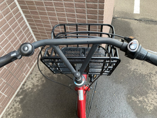 子ども乗せ自転車　チャイルドシート付　ママ自転車