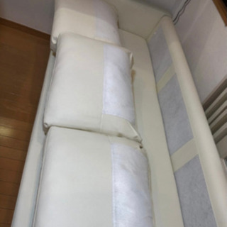 【金額変更】ニトリ3人掛けソファ（Nシールド、定価約7万円）の画像