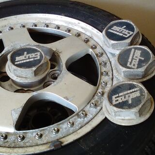 スタットレスタイヤ（ブリジストン）205/60R15 アルミホイール付き4本セットの画像