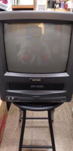 レア★フナイ・10型ブラウン管テレビデオ☆訳あり品