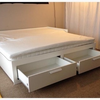 ikea ベッド　ブリムネス
