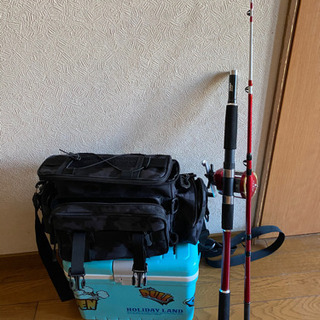 釣具セット 竿 バッグ クーラーボックス