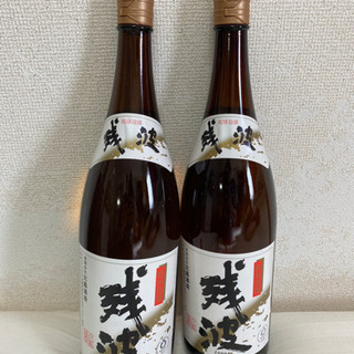 未開封　泡盛　残波黒　1升瓶2本化粧箱入　1,800ml×2本の画像