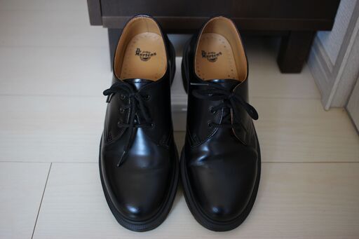 【引取歓迎】ドクターマーチン 3ホールシューズ ブラック Dr.Martens　EU39（24.5cm）冠婚葬祭でもOK