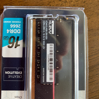 16gb*2]メモリお譲りします KLEVV製 DDR4-2666 16gb*2